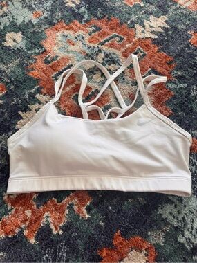 Nike Light Pink Strappy Low-Impact Sports Bra